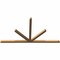 Ekena Millwork Saratoga Timber Gable Bracket, Western Red Cedar, 108"W x 58"H x 3 1/2"D x 3 1/2"F, 13/12 Pitch GBW108X58X0404SAR00SWR - alternate 4